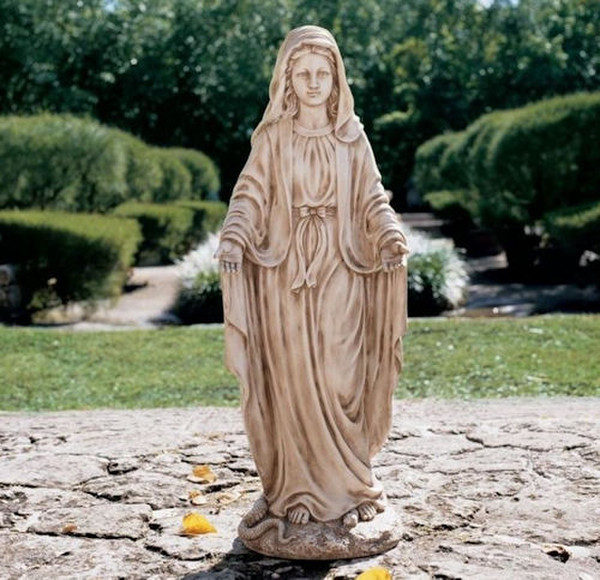 Blessed Mother Madonna Garden Statue Virgin Mary Religious Statuary